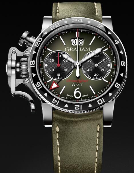 Graham Chronofighter Vintage GMT 2CVBC.G01A Replica Watch